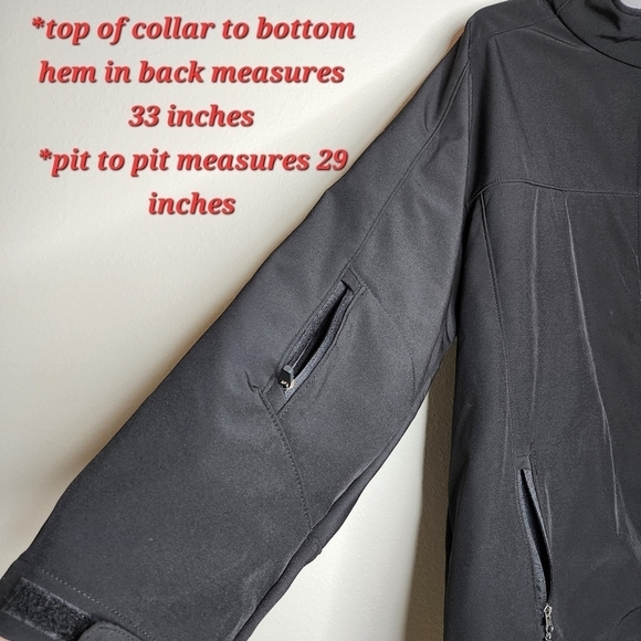 Charles River Men's Black/ Vapor Grey Soft Shell Jacket size 3X - Picture 9 of 14